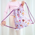 Turnbeutel Prinzessin bunt