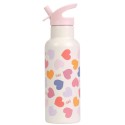 Trinkflasche Edelstahl Herzen 500ml