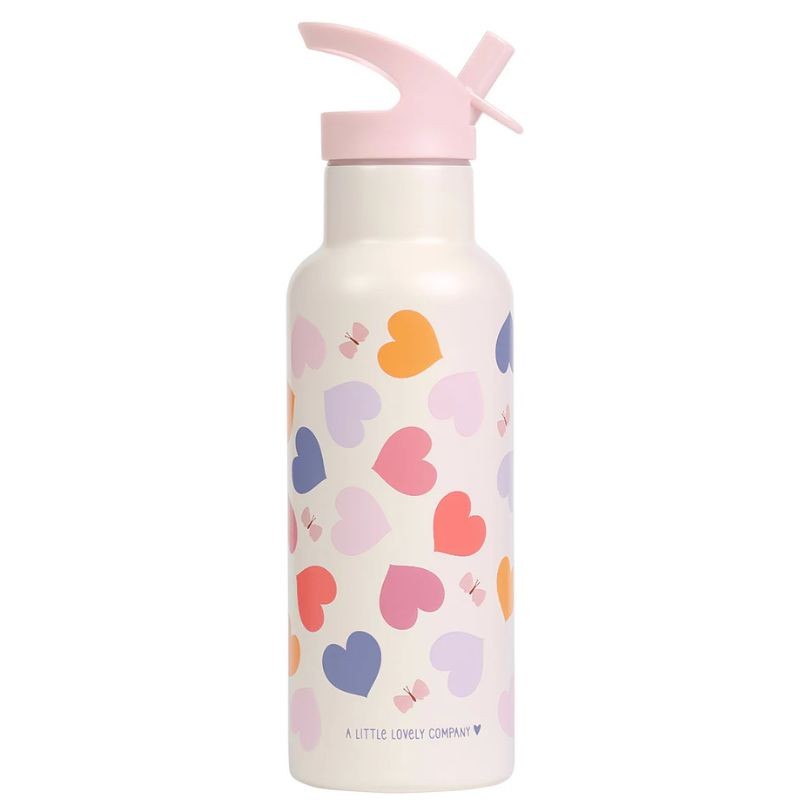Trinkflasche Edelstahl Herzen 500ml