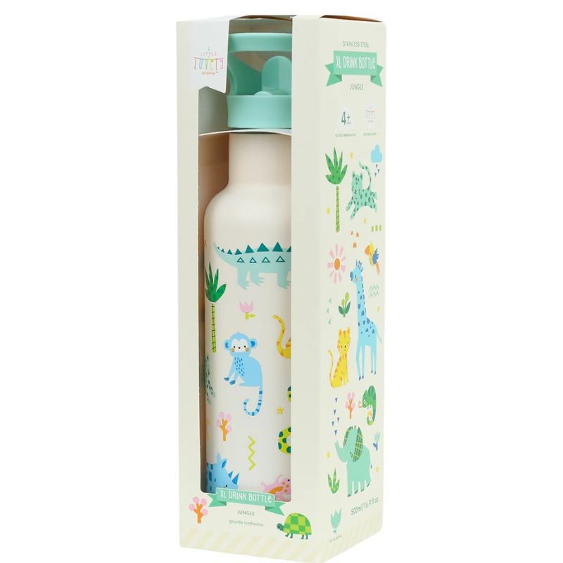 Trinkflasche Edelstahl Dschungel 500ml