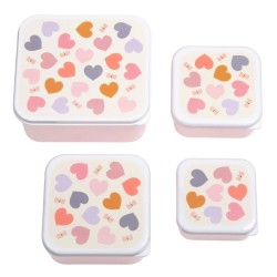 Znünibox 4er Set Herzen
