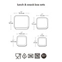 Znünibox 4er Set Herzen