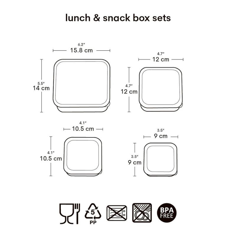 Znünibox 4er Set Dschungel