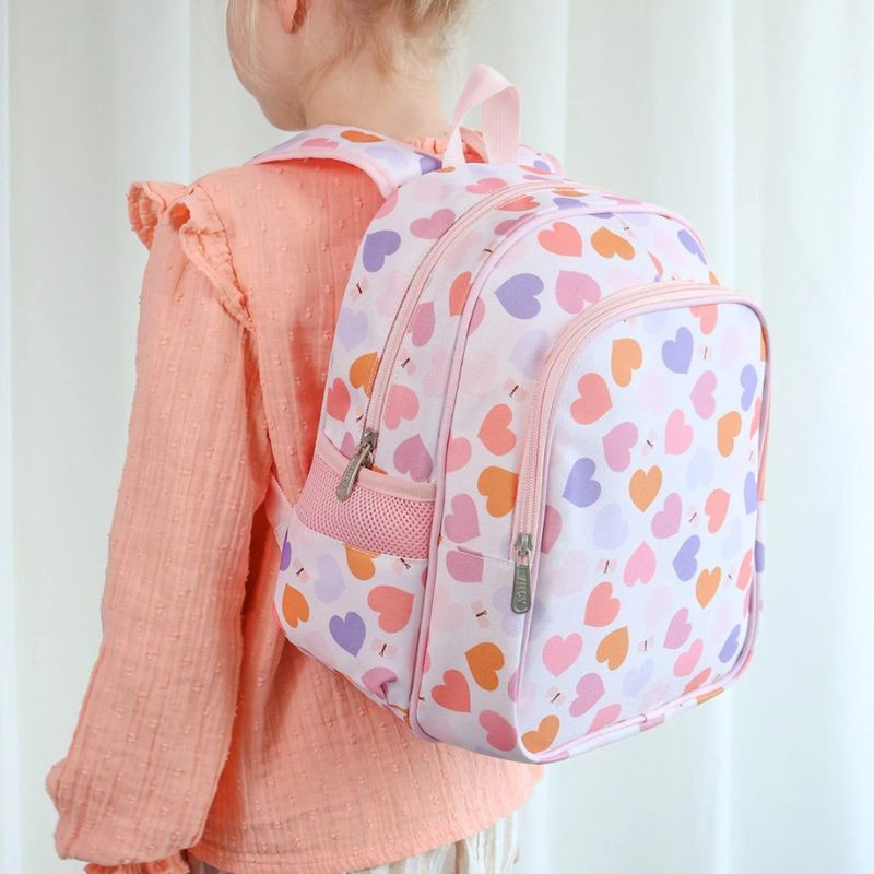 Kinderrucksack Herzen mit Isofach