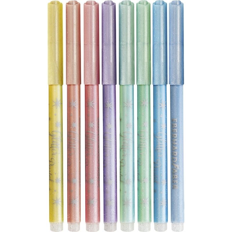 Glitzer Farbstifte Pastell von Faber