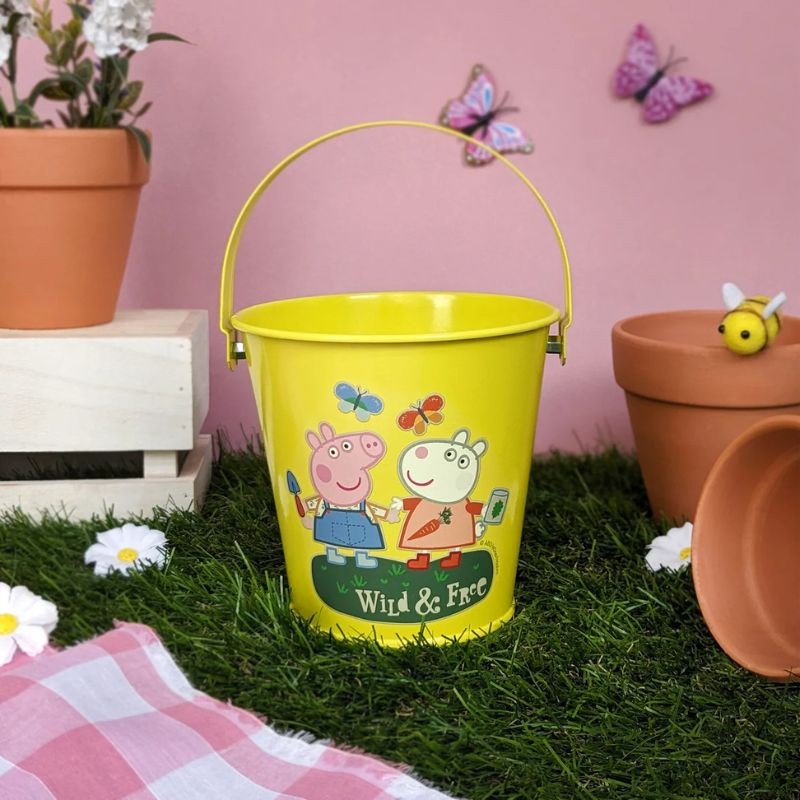 Peppa Pig Eimer gelb