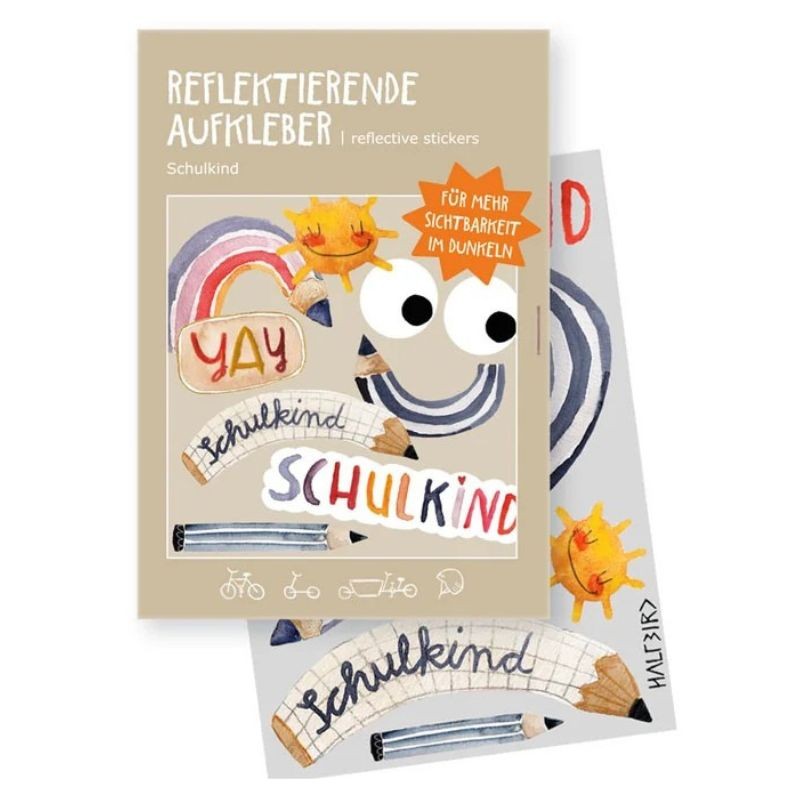 Reflektierende Sticker Schulkind