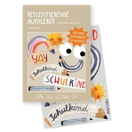 Reflektierende Sticker Schulkind