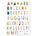 Wasserfeste Sticker ABC bunt
