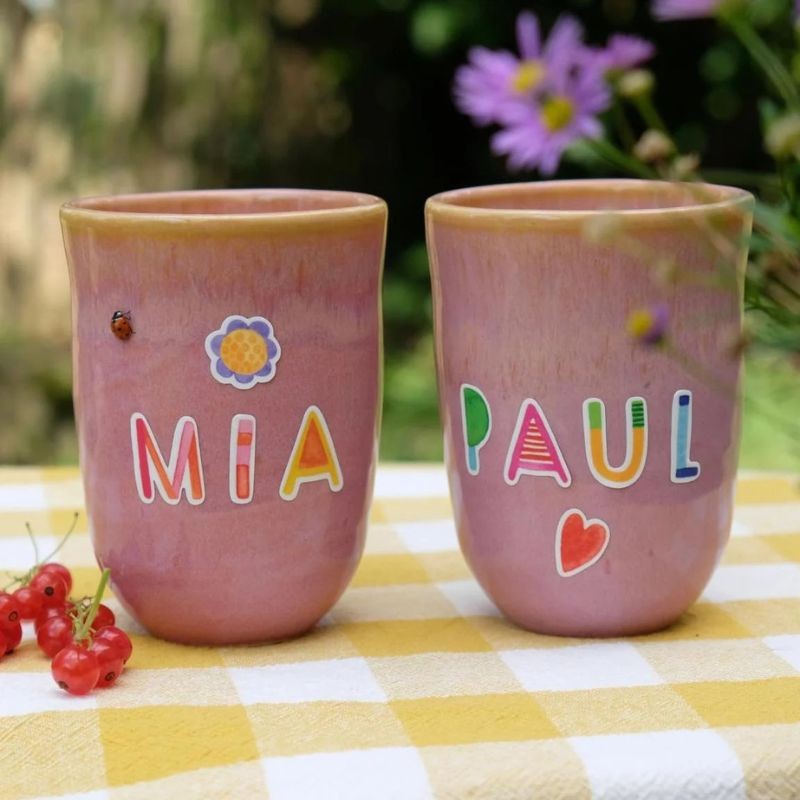 Wasserfeste Sticker ABC bunt