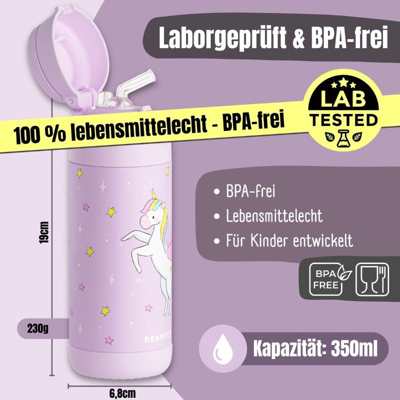 Thermosflasche Einhorn 350ml