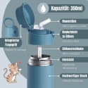 Thermosflasche Blau 350ml