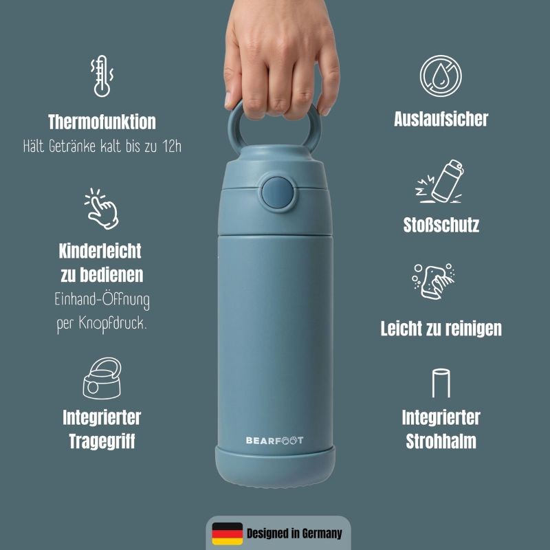 Thermosflasche Blau 350ml