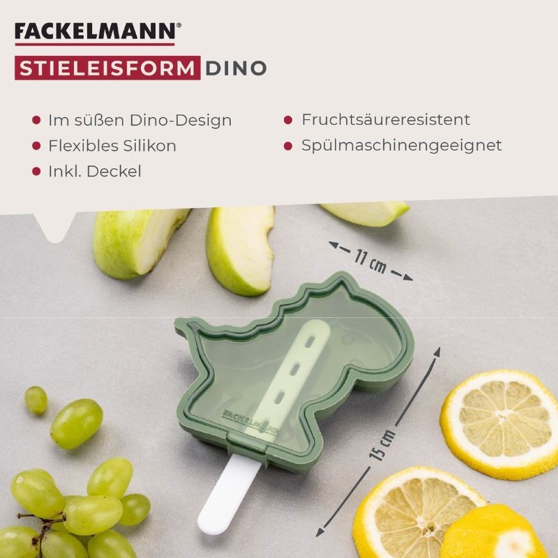 Glace am Stiel Form Dinosaurier