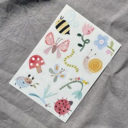 Spülmaschinenfeste Sticker Krabbeln & Flattern