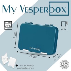 Znünibox Len in petrol