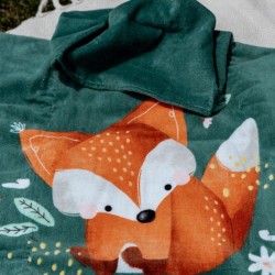 Badeponcho Kinder Crunchy der Fuchs
