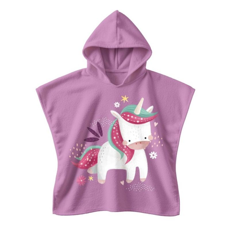 Badeponcho Kinder Sparkly das Einhorn