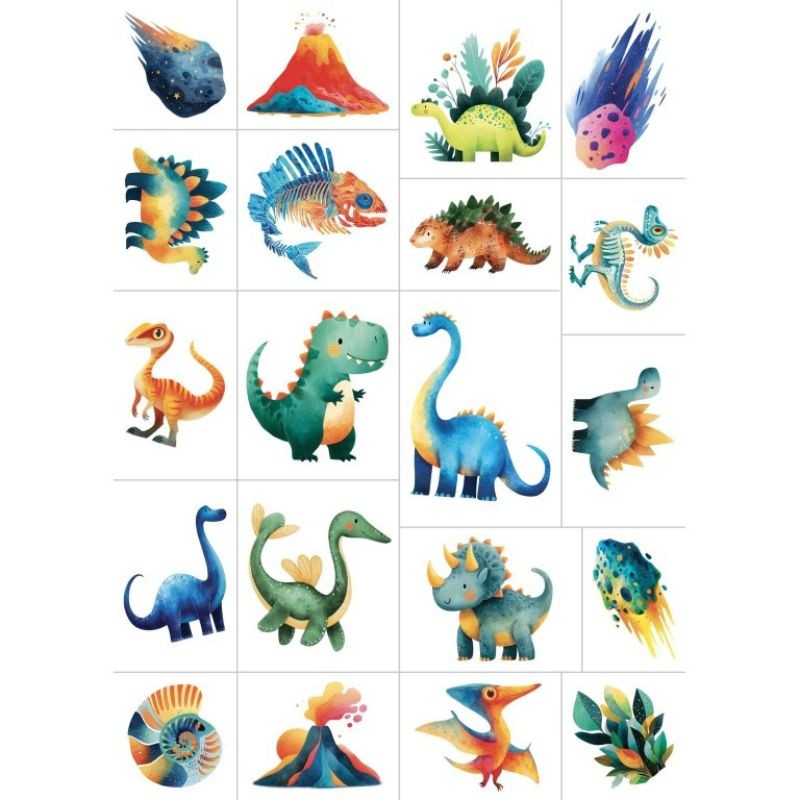 Kindertattoo Set Dinosaurier