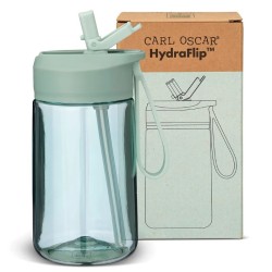 Trinkflasche HydraFlip grün