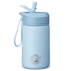Trinkflasche Edelstahl STEELish HydraFlip blau