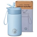 Trinkflasche Edelstahl STEELish HydraFlip blau