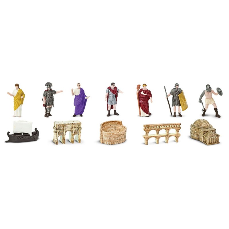 Antikes Rom Spielfiguren Set mit 12 Figuren