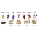 Antikes Rom Spielfiguren Set mit 12 Figuren