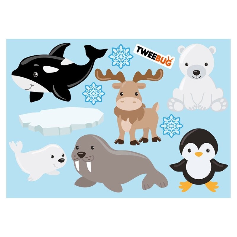Wasserfeste Sticker Arktis von Tweebug