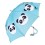 Kinder Regenschirm Miko the Panda in blau