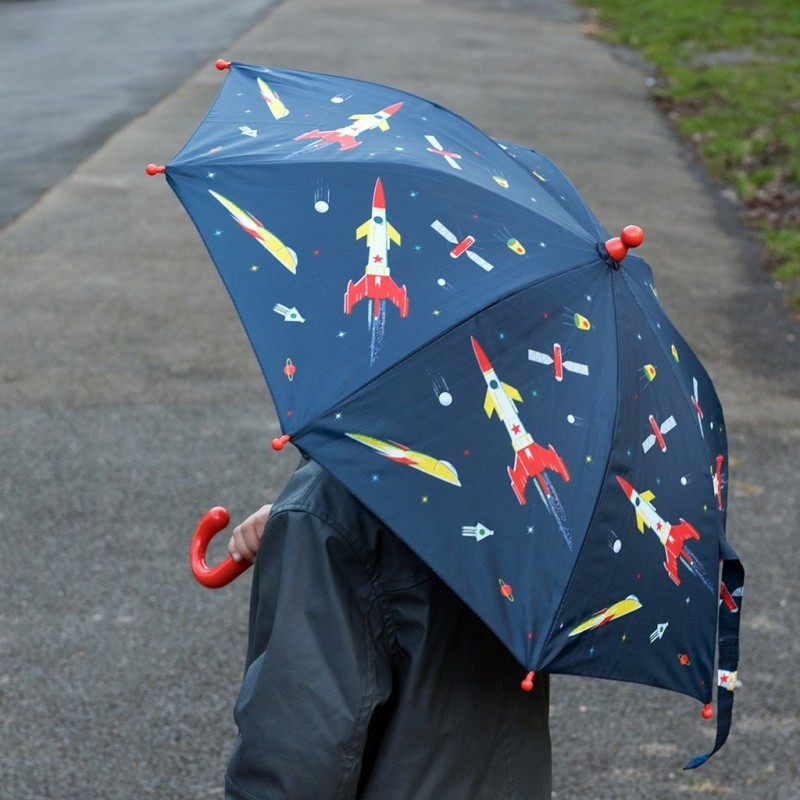 Kinderregenschirm Space Age Weltall von Rex London