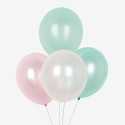 My Little Day - 10 Ballons in Meerjungfrauen Farben