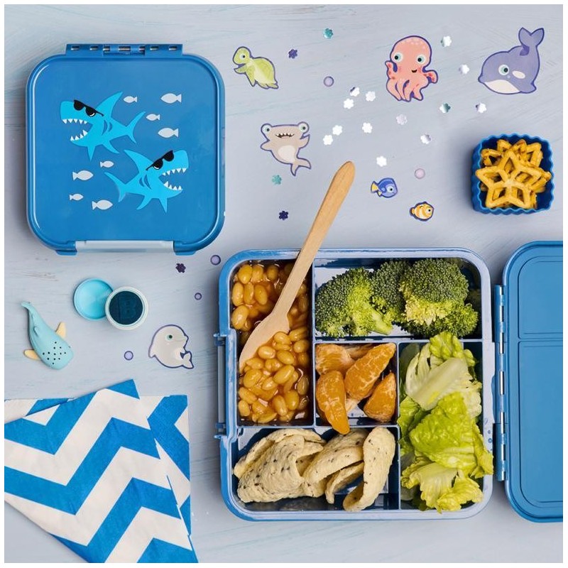 Little Lunch Box Co Znünibox Bento Five - Haie