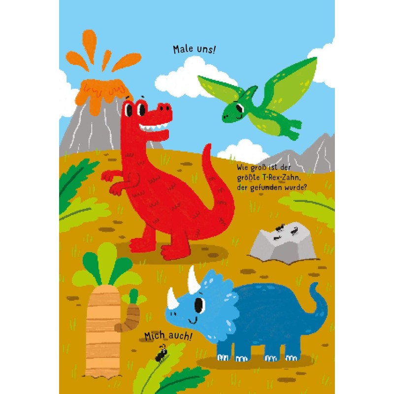 Mein grosses Schablonen Buch Dinosaurier