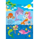 Mein grosses Schablonen Buch Meerjungfrauen