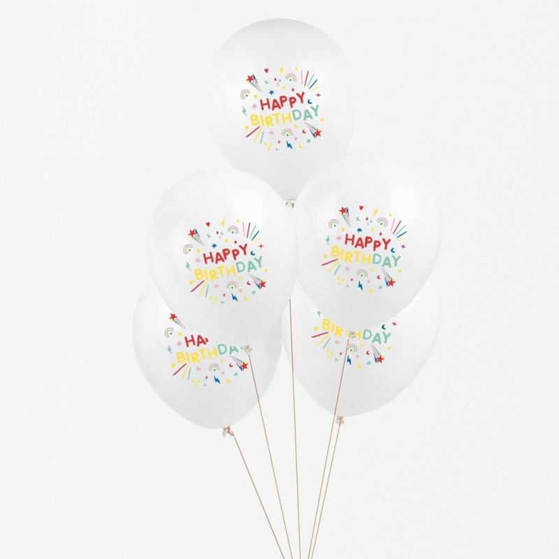 My Little Day - 5 Ballons Happy Birthday
