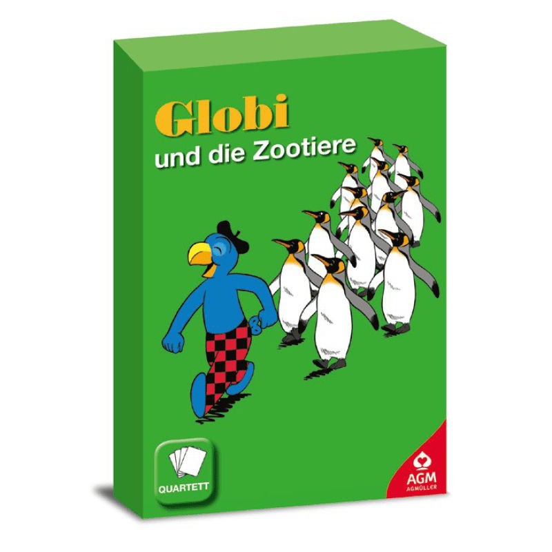 Globi und die Zootiere Kartenspiel Quartett