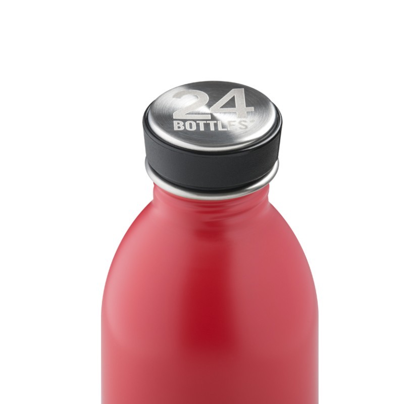 Trinkflasche Urban Bottle Hot Red von 24Bottles