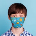 Mund-Nasen-Maske Weltall für Kinder