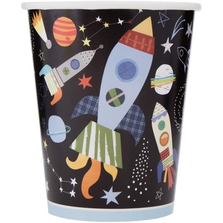 Pappbecher Outer Space Weltall von Unique Party