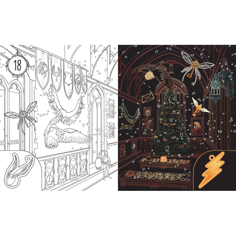 Kritzel-Kratzel Zauberwelt Adventskalender Fan-Art zu Harry Potter