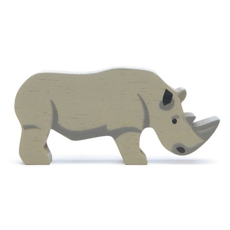 Holztier Nashorn von Tender Leaf Toys