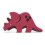 Holzfigur Dinosaurier Triceratops von Tender Leaf Toys
