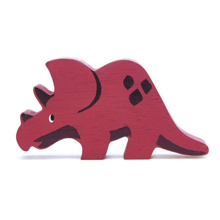 Holztier Dino Triceratops von Tender Leaf Toys