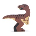 Holztier Dino Velociraptor von Tender Leaf Toys