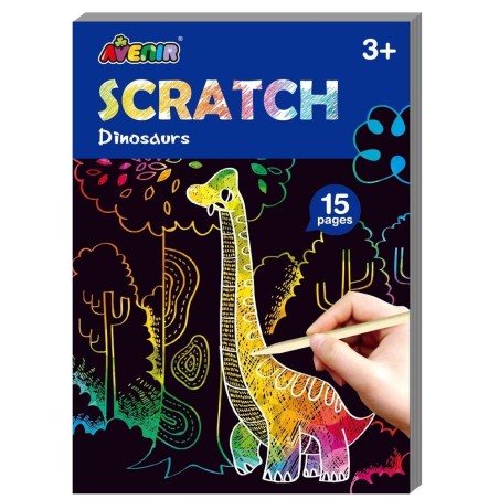 Mini Scratch Kratzbilder Dinosaurier