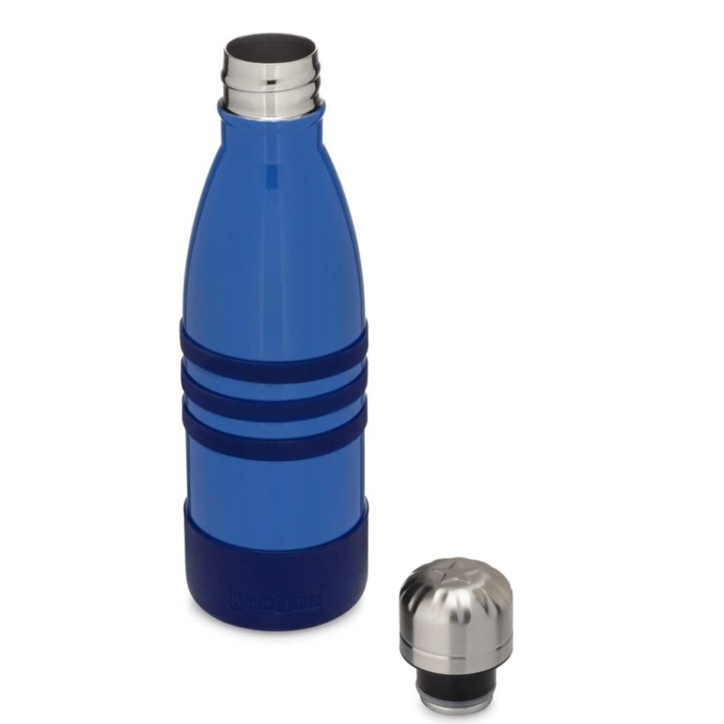 Yumbox Aqua - Edelstahl Trinkflasche in blau