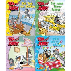 Tom und Jerry 1-4 - 4 Mini-Bücher
