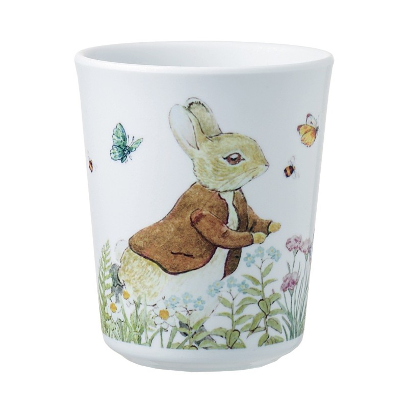 Melamin Trinkbecher Peter Rabbit - Peter Hase im Garten