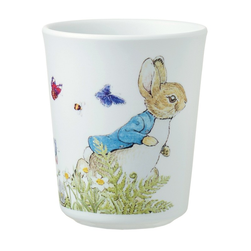 Melamin Trinkbecher Peter Rabbit - Peter Hase im Garten